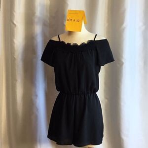 DECREE romper in black size small